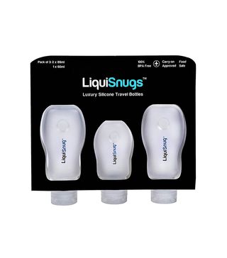TravelSnugs + LiquiSnugs Silicone Travel Bottles (3 Pack)