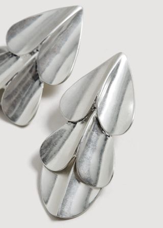 Mango + Metal Pendants Earrings