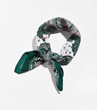 Urban Outfitters + Paisley Silky Mini Square Scarf