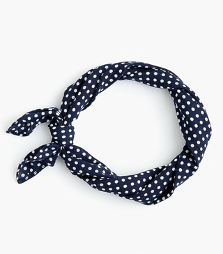 J.Crew + Bandana Scarf in Dot