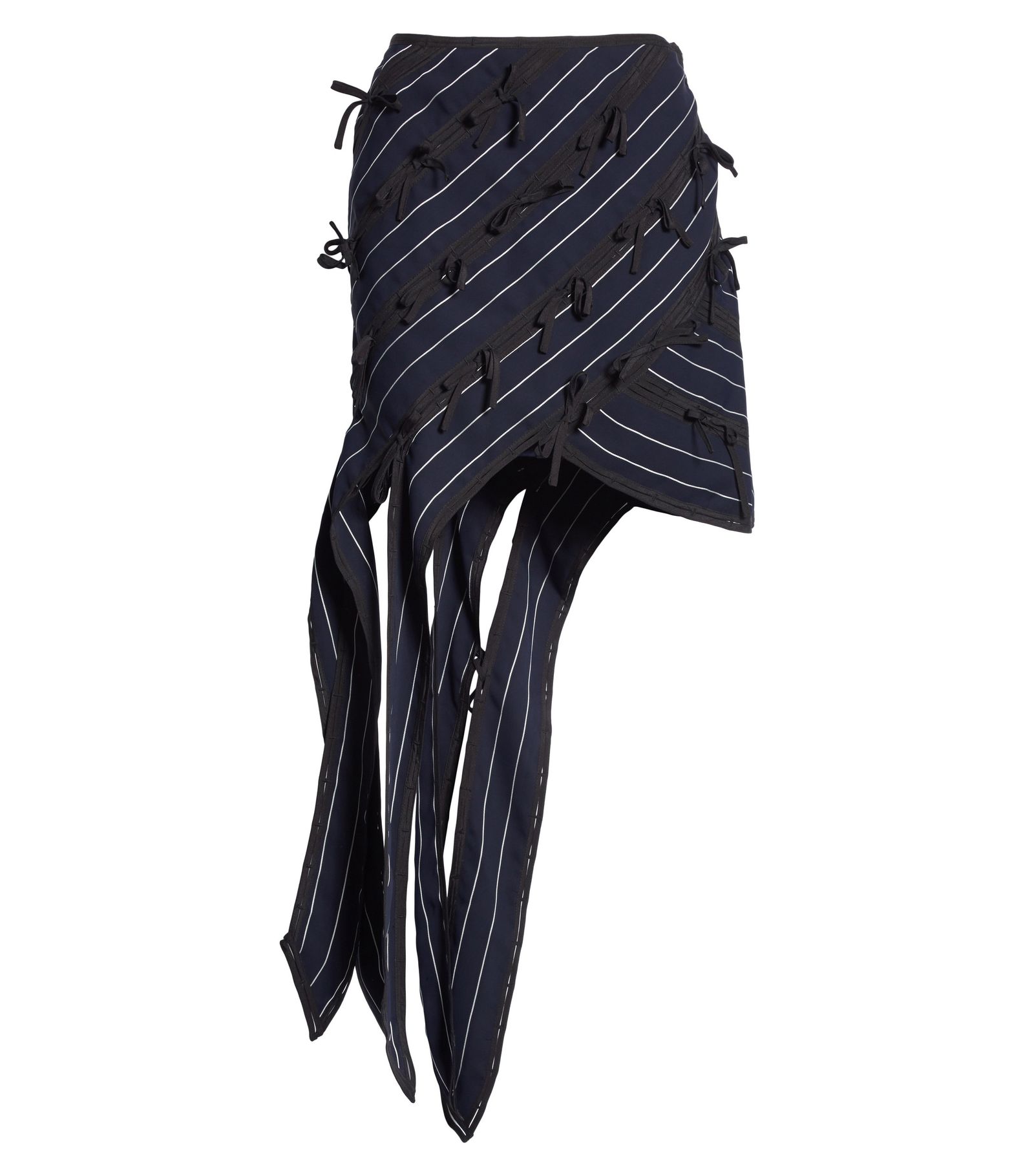 High Waist Ripped Asymmetrical Mini Skirts main image 1