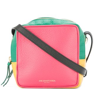 Sara Battaglia + Colour Block Box Shoulder Bag