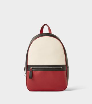 Zara + Color Block Backpack