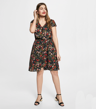 Violeta by Mango + Floral Print Dress