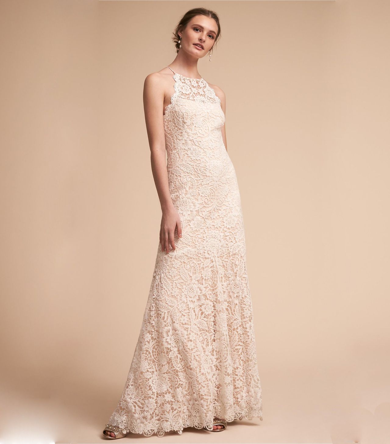 20 Halter Wedding Dresses for a Summer Wedding | Who What Wear