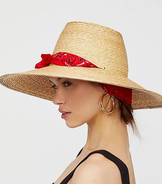 Lola Hats + Woodstock Bandana Straw Hat