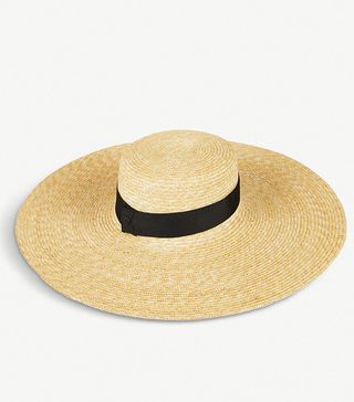 Lack of Colour + Ultra Wide Spencer Straw Boater Hat