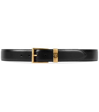 Gucci + Leather Belt With Feline Head