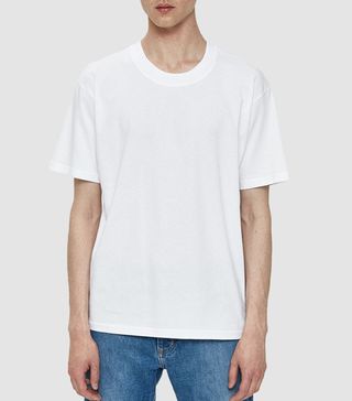 Need + Wide Rib T-Shirt in White