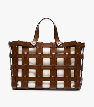 Trademark + Brown Frances Cutout Leather Tote