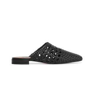 Loq + Marti Woven Leather Slippers