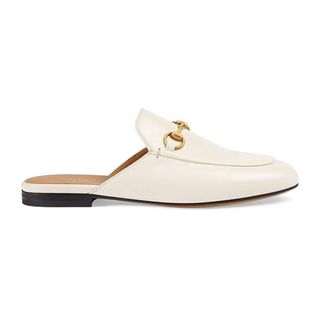 Gucci + Princetown Leather Slippers