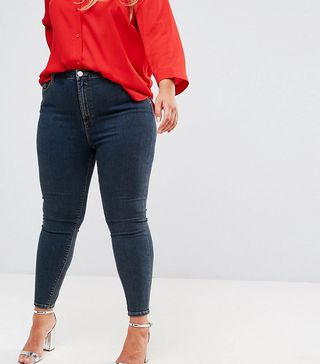 ASOS Curve + High Waist Skinny Jeans