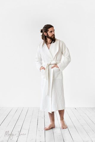 MagicLinen + Waffle Bath Robe