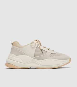 Zara + Constrast Mesh Sneakers