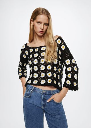 Mango + Daisy Crochet Sweater