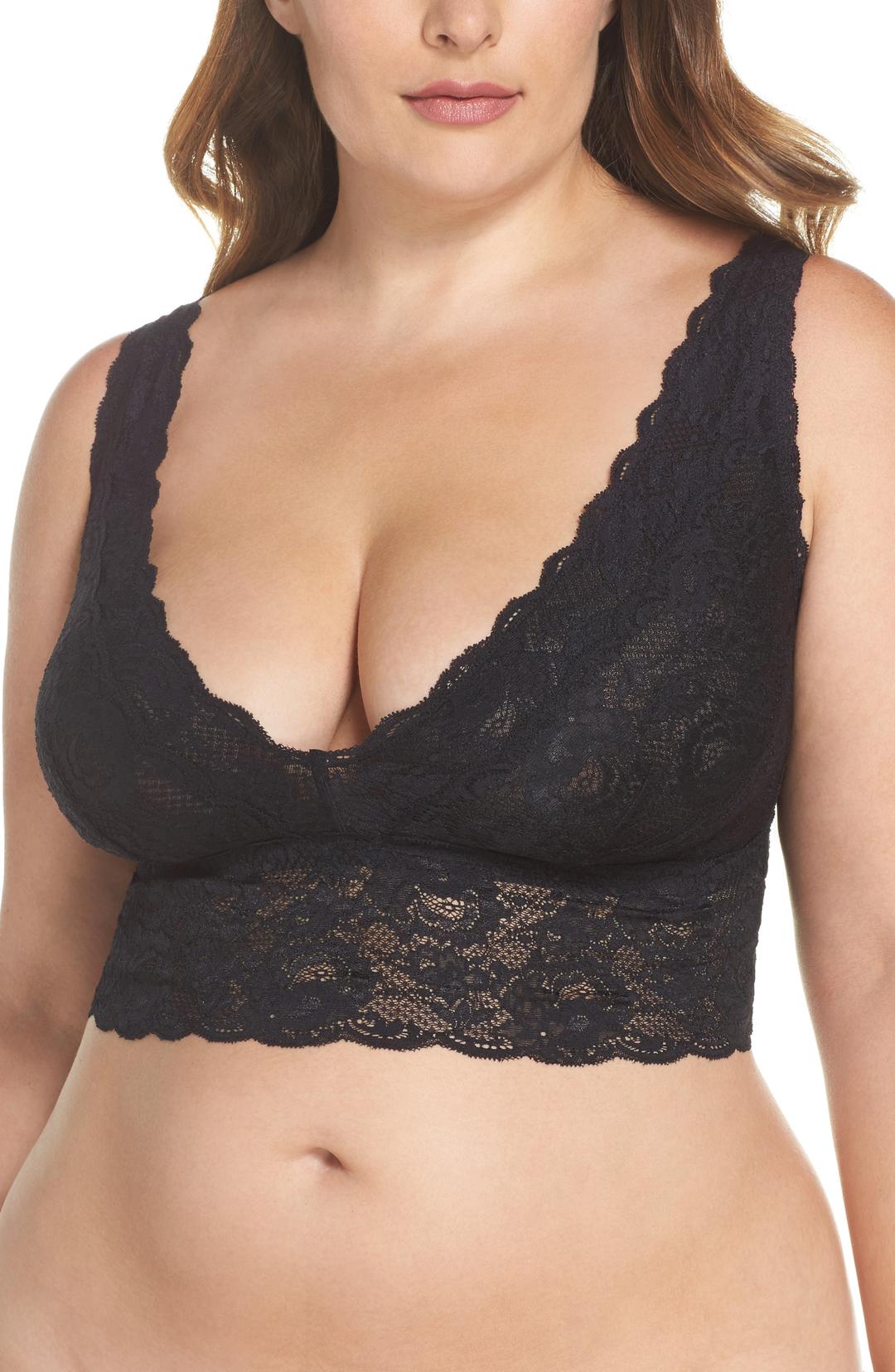 Cosabella + Never Say Never Plungie Lace Longline Bralette
