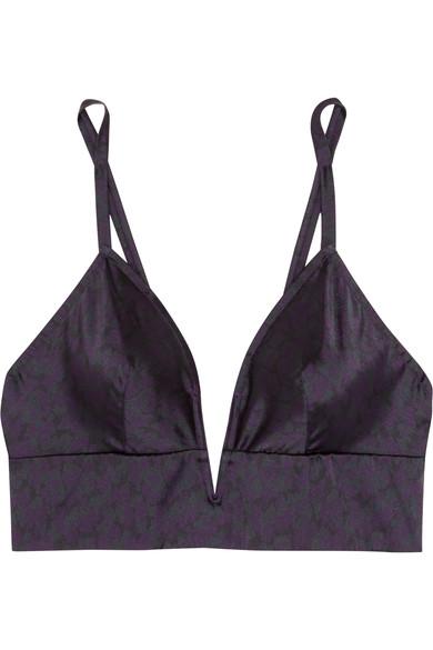 Eres + Silk-Blend Satin Soft-Cup Bra