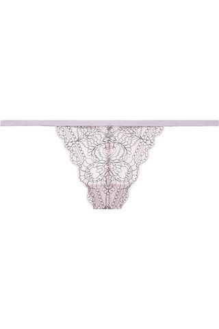 Skin + Wesleigh Stretch-Lace Thong