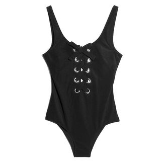 & Other Stories + Lace-Up Swimsuit