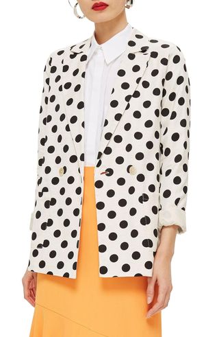 Topshop + Polka Dot Blazer