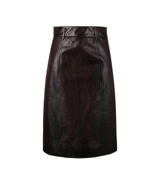 Prada + Leather Pencil Skirt