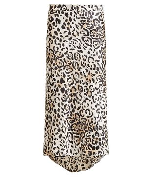 Raey + Bias Leopard-Print Skirt