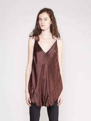 Christopher Esber + Chap Cami in Chocolate