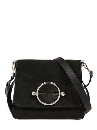 J.W. Anderson + Disc Bag Suede Shoulder Bag