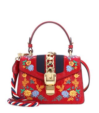 Gucci + Sylvie Mini Leather Shoulder Bag
