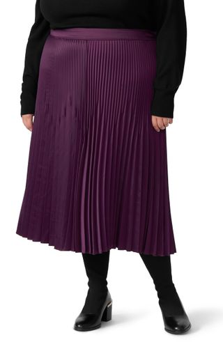Universal Standard + Kniko Pleated Midi Skirt