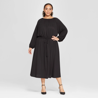 Who What Wear + Long Sleeve Maxi Knit Dress