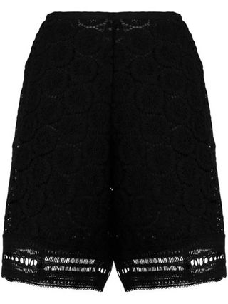 See by Chloé + Crochet High Waist Shorts