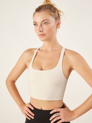 Girlfriend Collective + Paloma Bra in Ivory