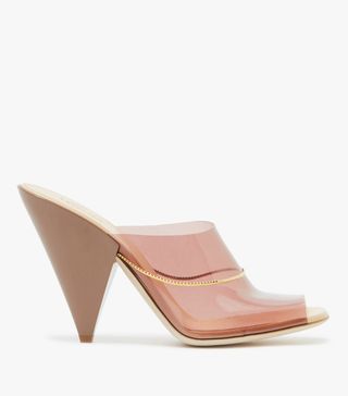 Lemaire + Sandals in Smoked Pink