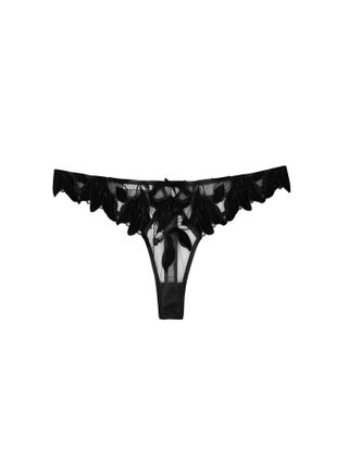 Fleur Du Mal + Lily Embroidery Hipster Thong