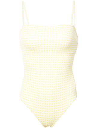 Onia + Estelle Gingham Swimsuit