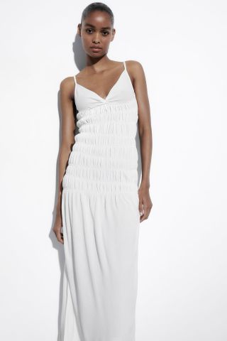 Zara + Draped Knit Dress