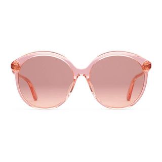 Gucci + Specialized Fit Round-Frame Acetate Sunglasses
