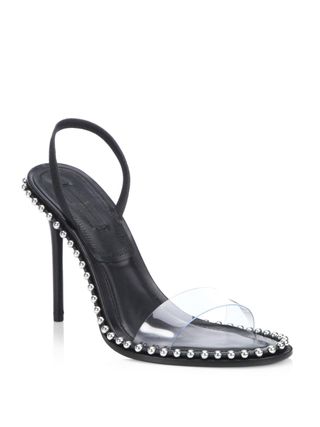 Alexander Wang + Nova Leather & PVC Sandals