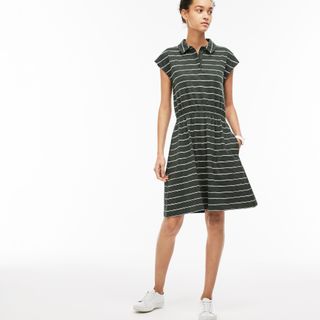 Lacoste + Fitted Polo Dress