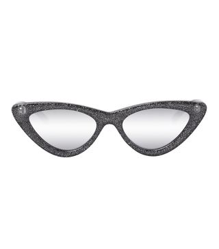 Adam Selman x Le Specs + The Last Lolita in Black Glitter