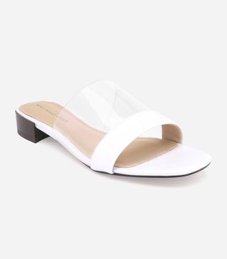 Who What Wear + Piper Lucite Heeled Slide Sandals
