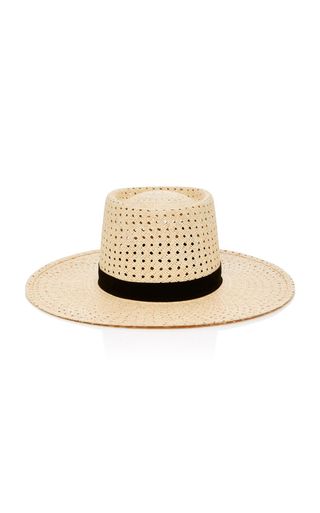 Janessa Leone + Maxime Telescope Panama Straw Hat