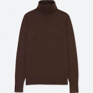 UNIQLO + Extra Fine Merino Turtle Neck Sweater