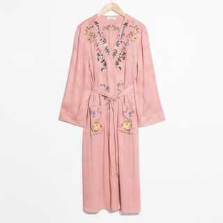 & Other Stories + Embroidered Kaftan Robe