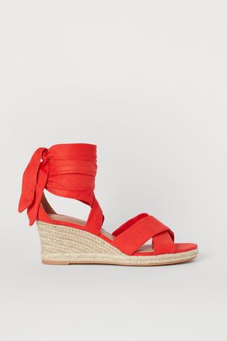 H&M + Wedge-Heeled Sandals