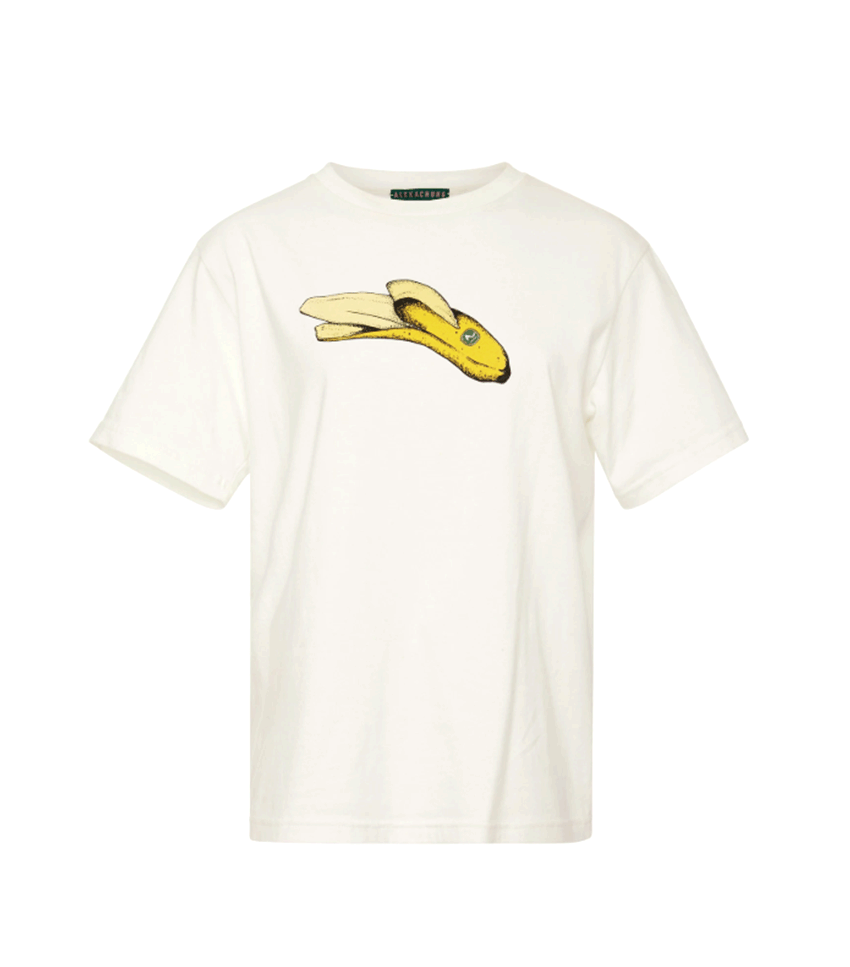ALEXACHUNG + Printed Cotton-Jersey T-Shirt
