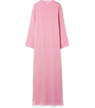 The Row + Antoi Washed Silk-Charmeuse Gown