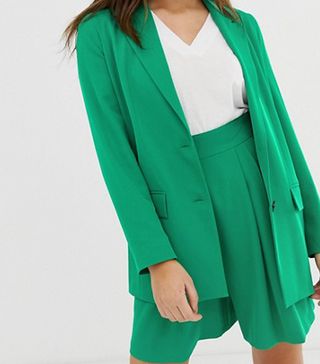 ASOS Design + Suit in Pop Green